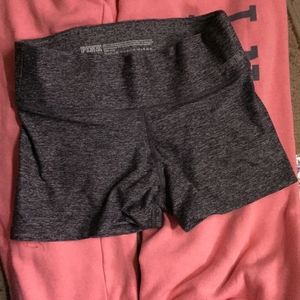 PINK VS grey ultimate workout shorts